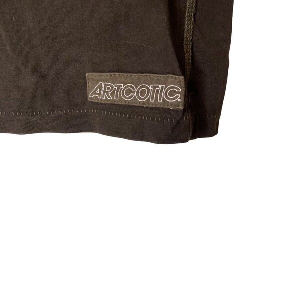 Artcotic May the Float Be You Shirt Brown Sz XL Rafting‎ Kayak Canoe Colorado - Picture 10 of 10